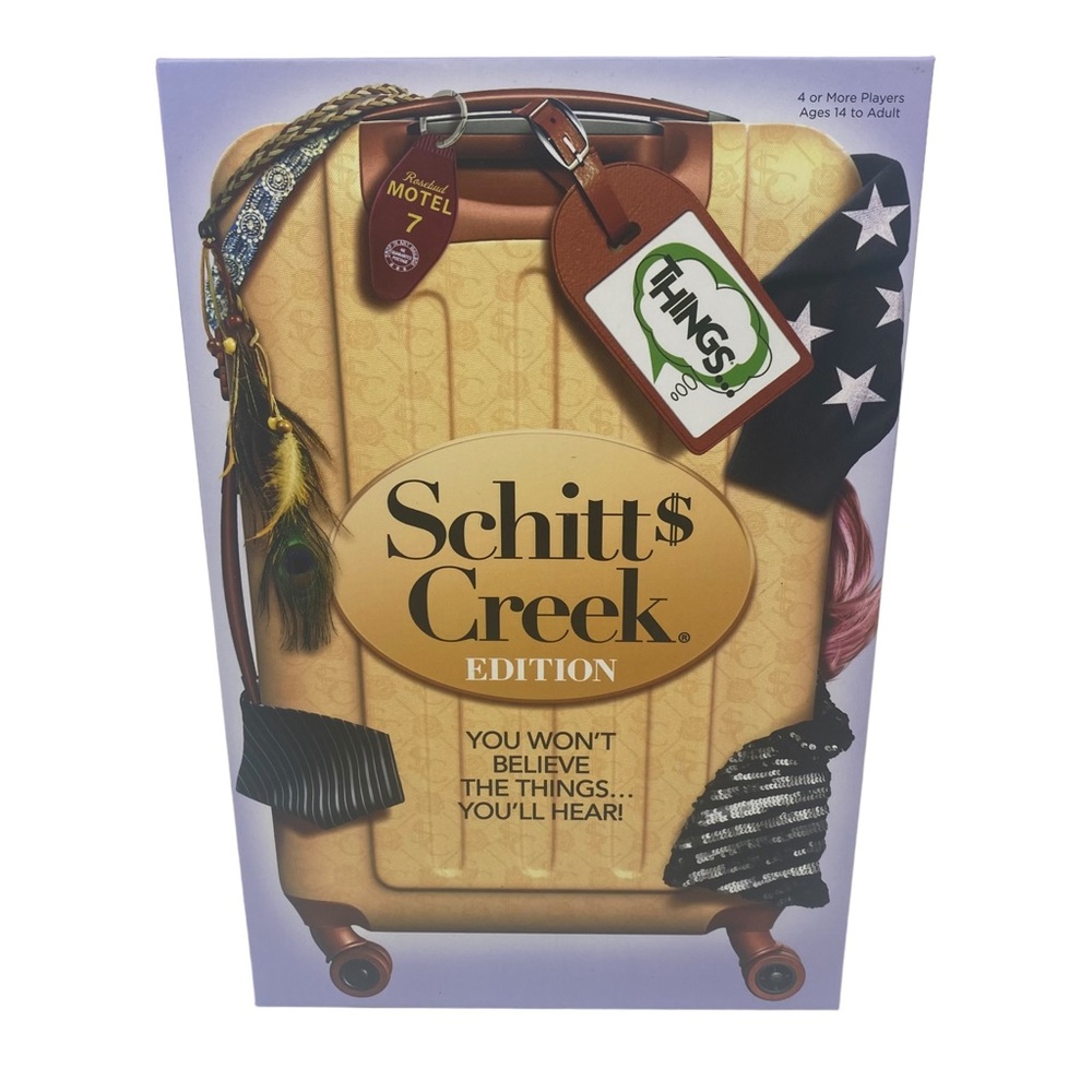 NEW THINGS Schitts Creek Edition Game Ages 14-Adult